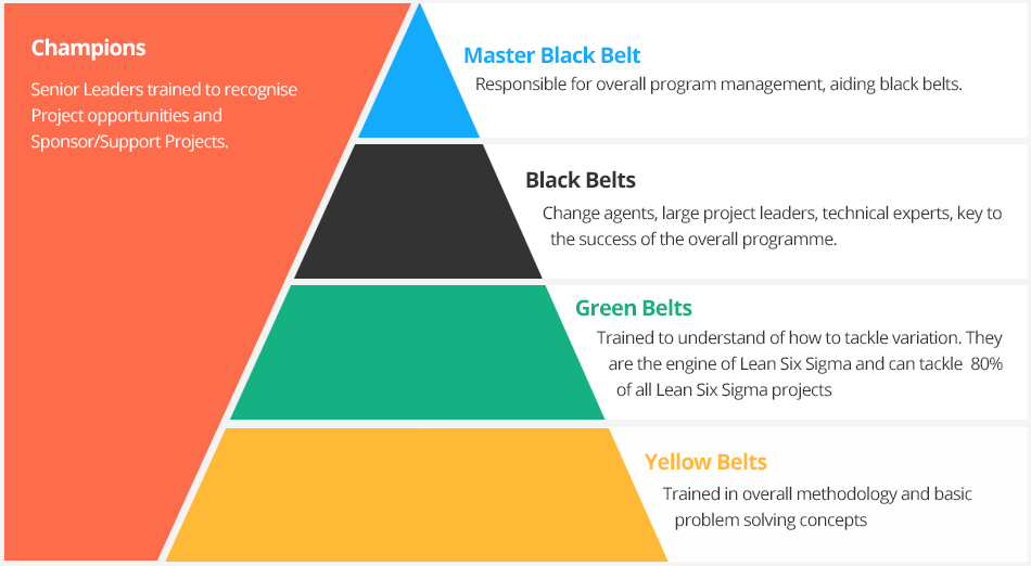 Six Sigma Levels Chart